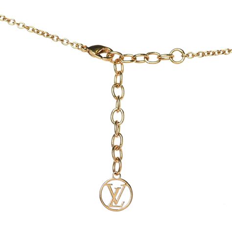 louis vuitton gold v necklace|Louis Vuitton lv necklace dupe.